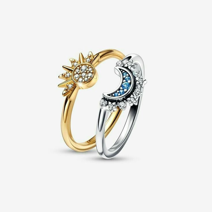 Sun and moon rings