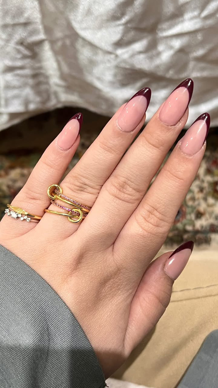 Aurora ring pink Ruby