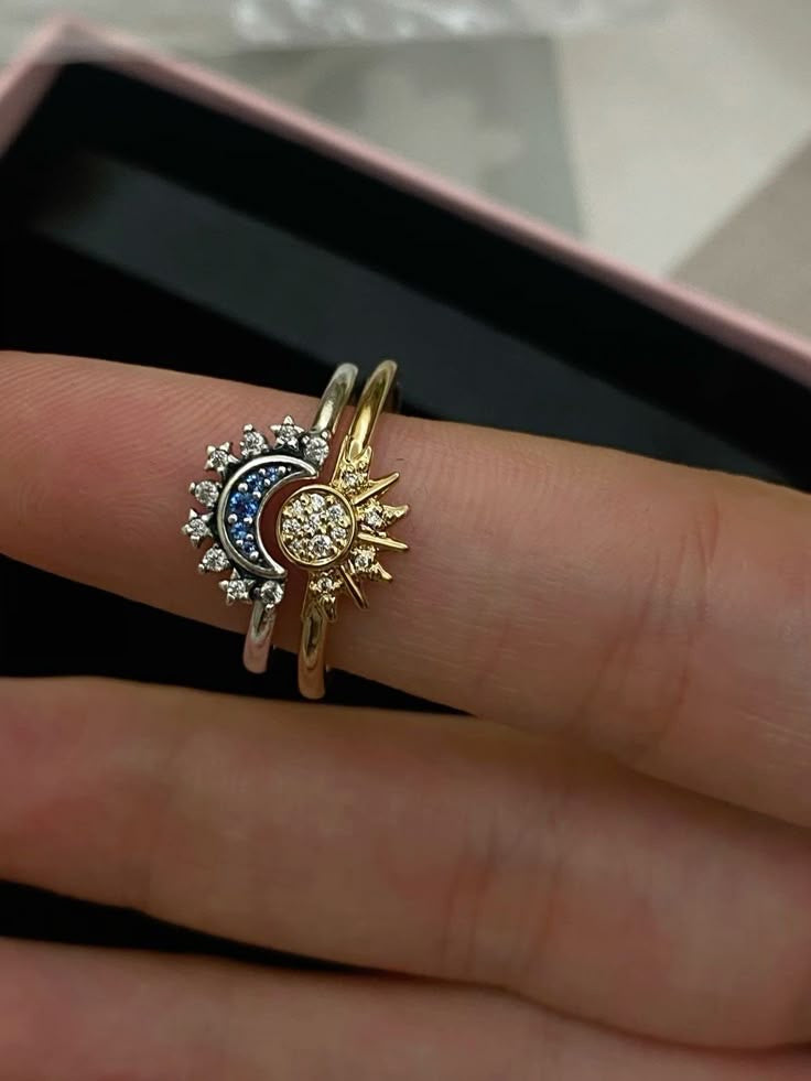 Sun and moon rings
