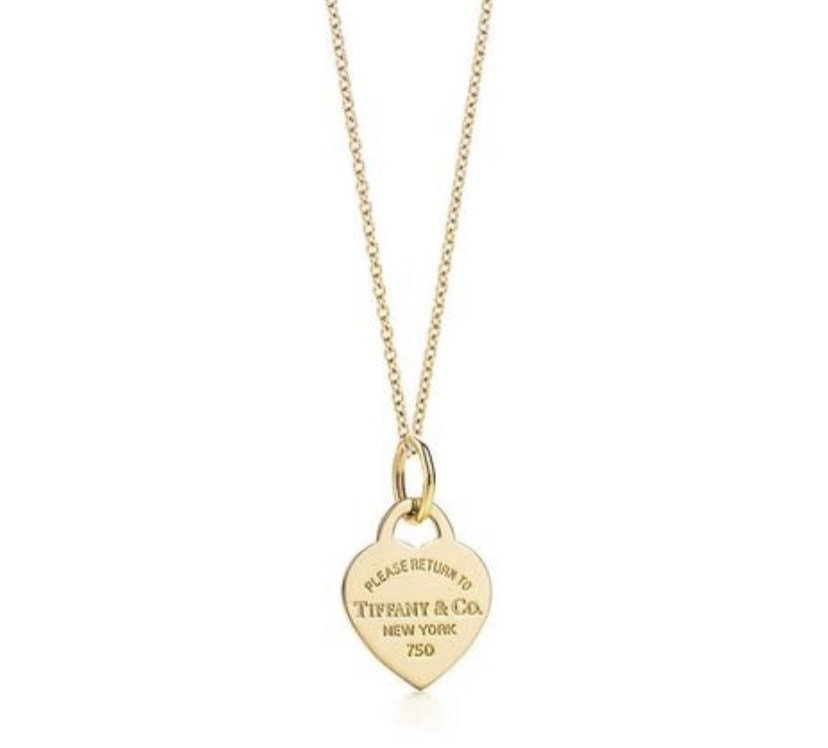 Tiffany and co heart necklace